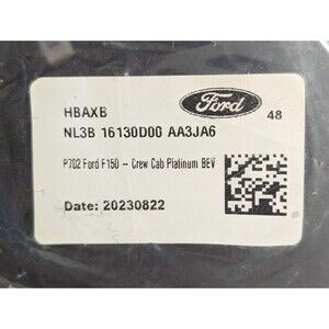 2021-24 Ford F150 crew cab Platinum Black Carpet Floor Mats OEM HBAXB NL3B P702